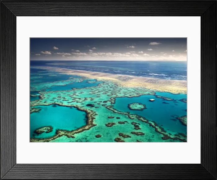 Framed Print : Australia - Great Barrier Reef Framed Print : Australia - Great Barrier Reef