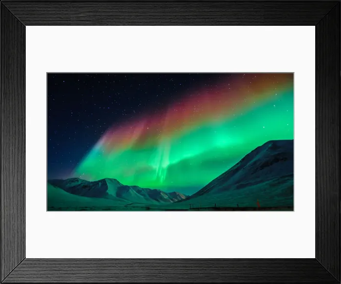 Framed Print : The Great Barrier of Aurora Framed Print : The Great Barrier of Aurora