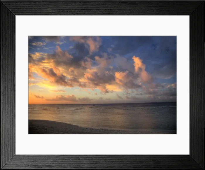 Framed Print : Sunset Lady Elliot Island Great Barrier Reef