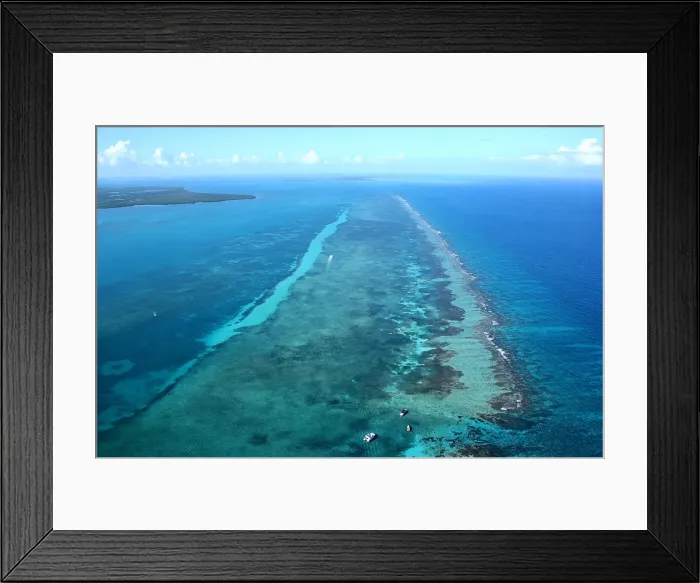 Framed Print : Belize Barrier Reef Framed Print : Belize Barrier Reef