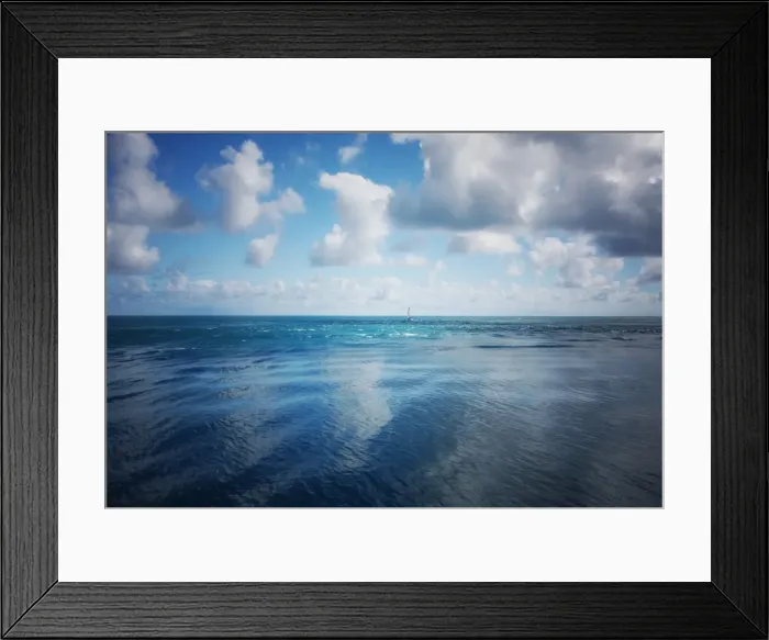 Framed Print : Sailing on Horizon Framed Print : Sailing on Horizon