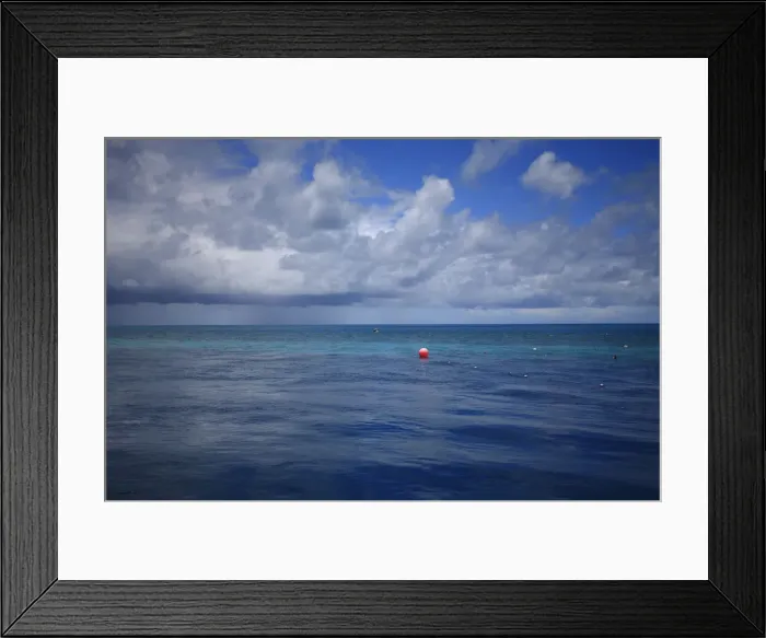 Framed Print : Great Barrier Reef Blues Framed Print : Great Barrier Reef Blues