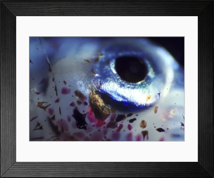 Framed Print : squid eye great barrier reef Framed Print : squid eye great barrier reef