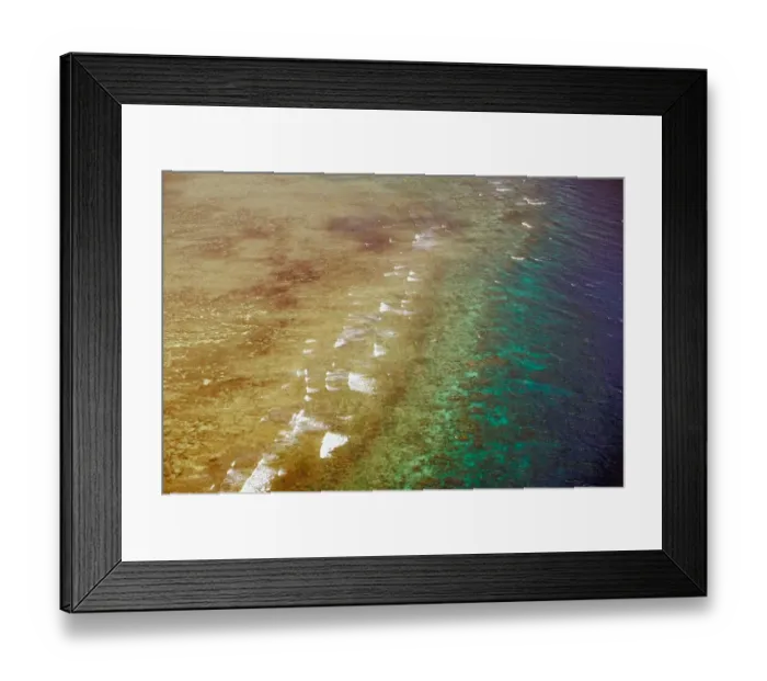 Framed Print : Great Barrier Reef, Queensland, Australia