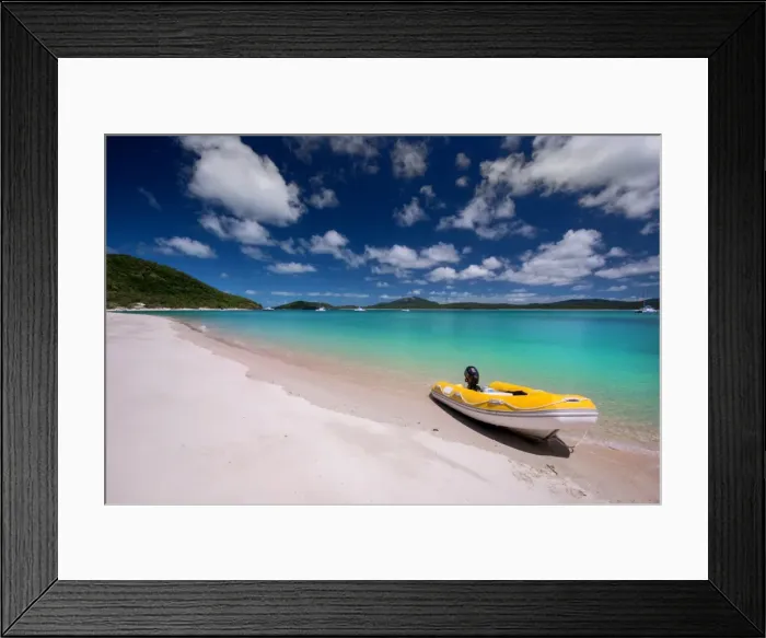Framed Print : Deserted Beach Framed Print : Deserted Beach