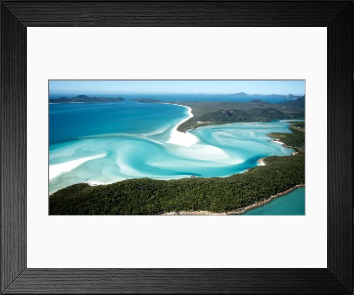 Framed Print : Whitsunday Islands river outlet