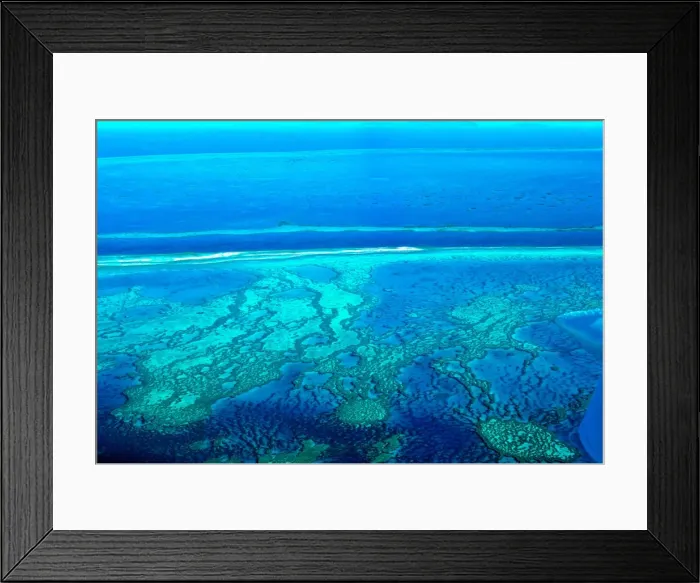 Framed Print : Great barrier reef