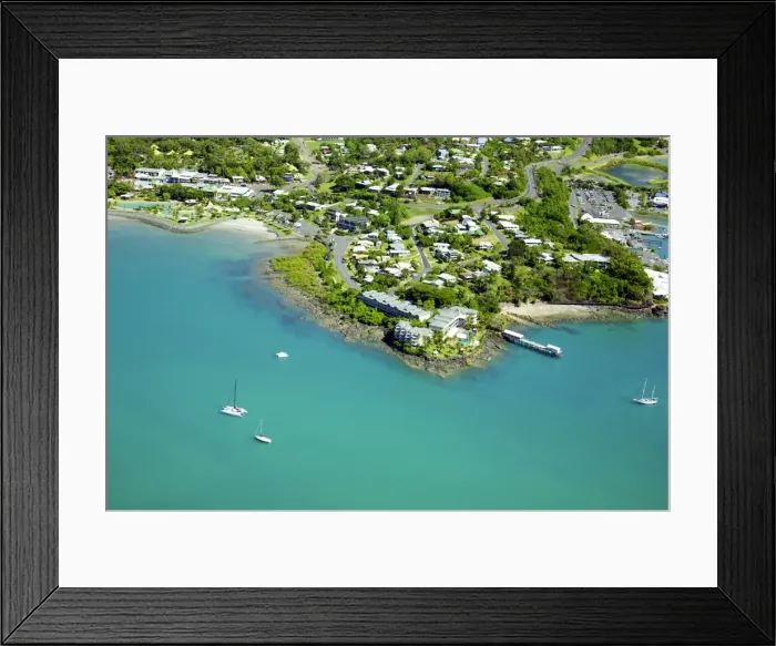Framed Print : Aerial of Airlie Beach Framed Print : Aerial of Airlie Beach