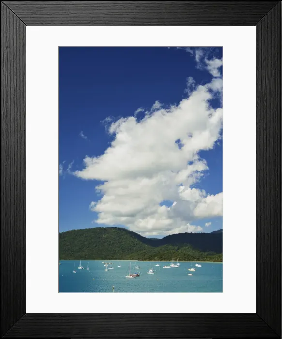 Framed Print : Shutehaven Harbour, Whitsunday Islands Framed Print : Shutehaven Harbour, Whitsunday Islands