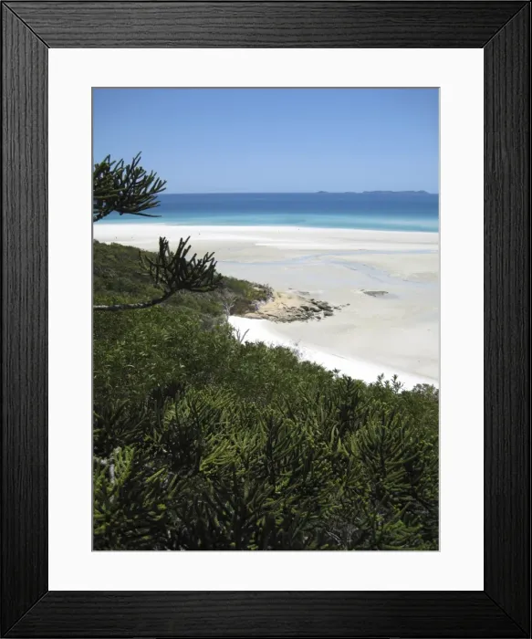 Framed Print : White silica sand beach, Hill Inlet, Tounge Point, Whitsunday Island, Whitsunday Islands, Queensland, Australia Framed Print : White silica sand beach, Hill Inlet, Tounge Point, Whitsunday Island, Whitsunday Islands, Queensland, Australia