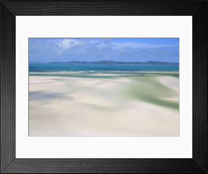 Framed Print : Whitehaven Beach, Whitsundays, Qld, Aus Framed Print : Whitehaven Beach, Whitsundays, Qld, Aus