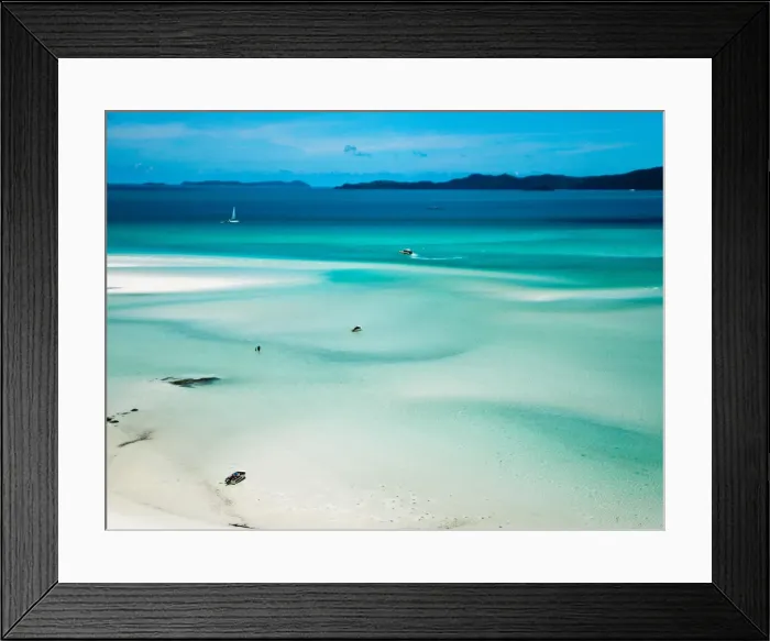 Framed Print : Whitehaven Beach Framed Print : Whitehaven Beach