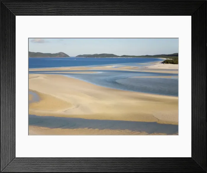 Framed Print : Whitehaven Bay of Whitsunday Islands, Queensland, Australia Framed Print : Whitehaven Bay of Whitsunday Islands, Queensland, Australia