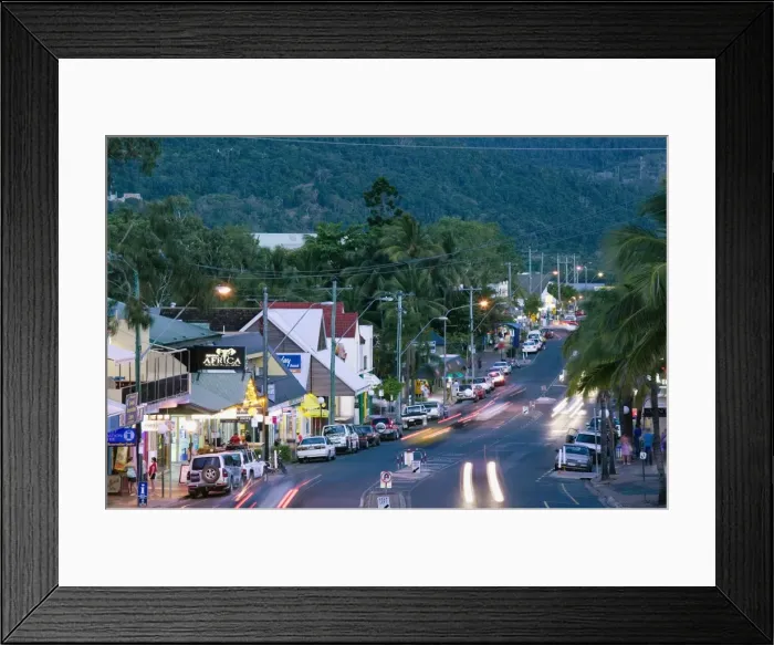 Framed Print : Australia, Queensland, Airlie Beach, Traffic on road Framed Print : Australia, Queensland, Airlie Beach, Traffic on road
