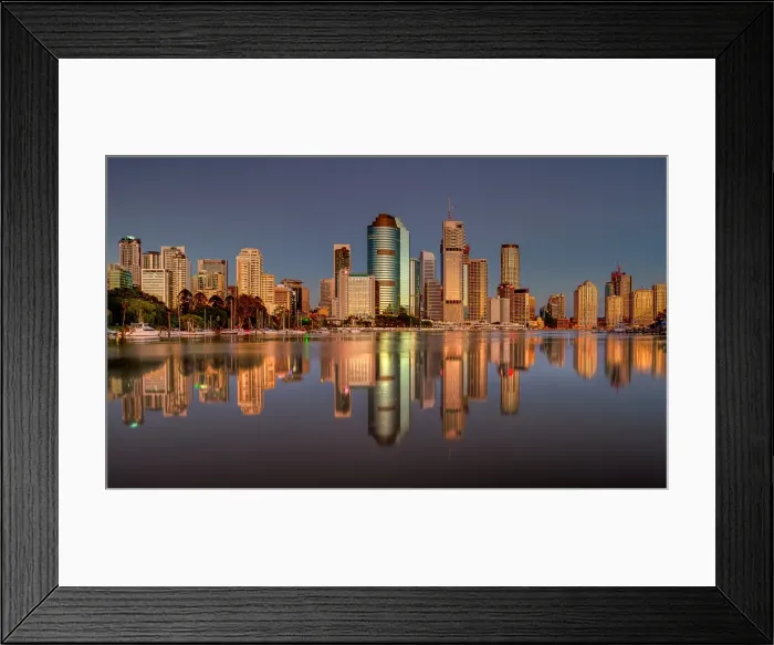 Framed Print : Brisbane Reflections