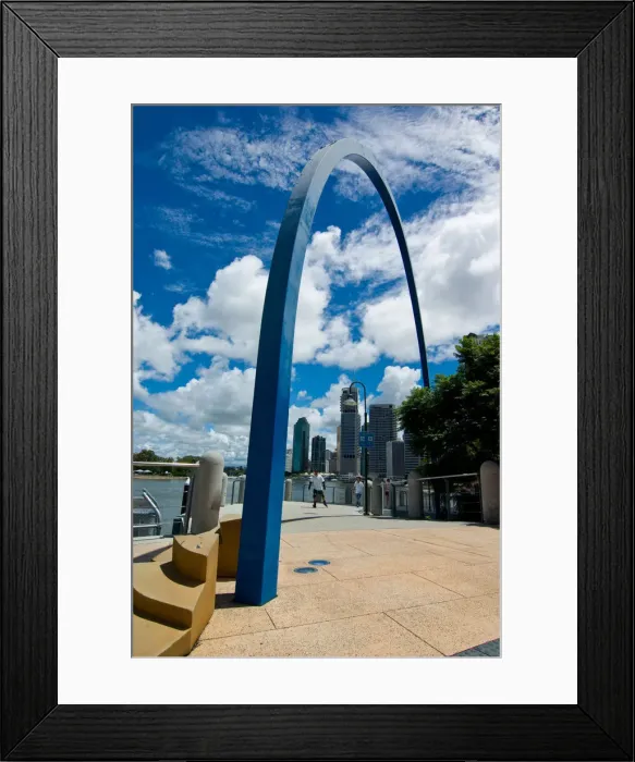 Framed Print : Brisbane riverside