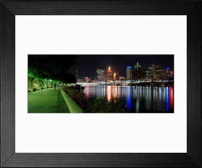 Framed Print : Brisbane City Australia Framed Print : Brisbane City Australia
