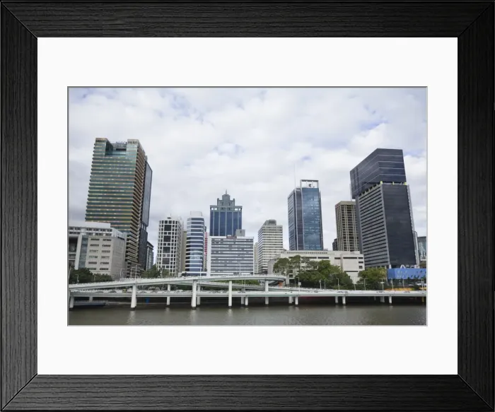 Framed Print : Brisbane monuments