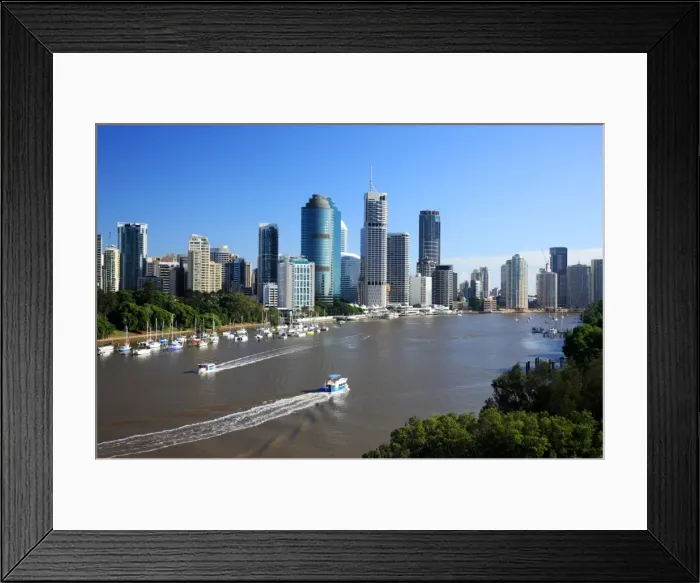 Framed Print : Brisbane, Queensland, Australia Framed Print : Brisbane, Queensland, Australia