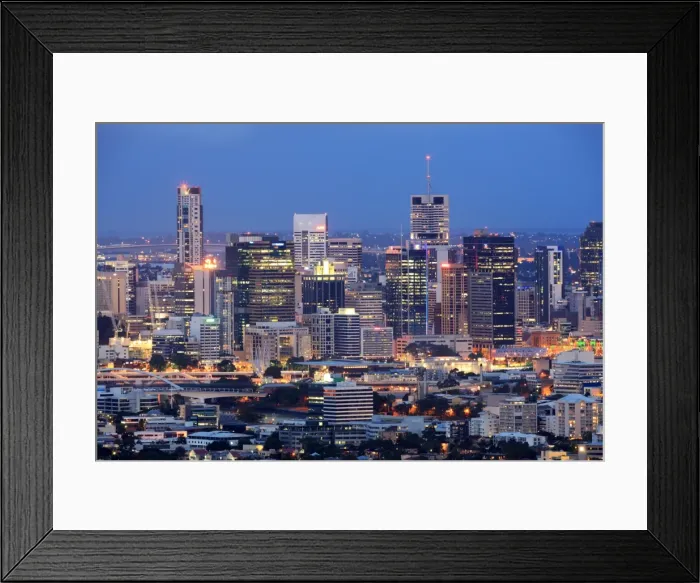 Framed Print : Brisbane, Queensland, Australia Framed Print : Brisbane, Queensland, Australia