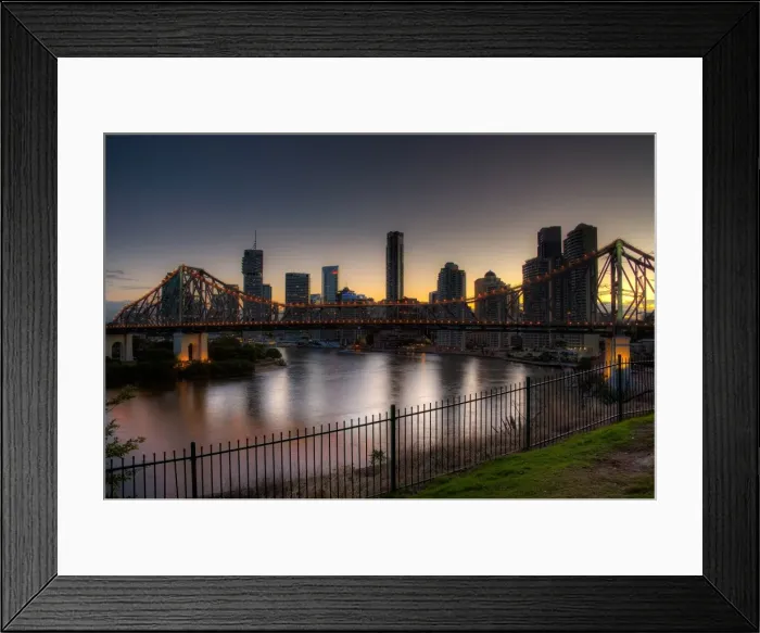 Framed Print : Brisbane Story Bridge Framed Print : Brisbane Story Bridge