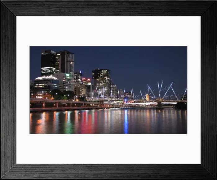 Framed Print : Brisbane at Night