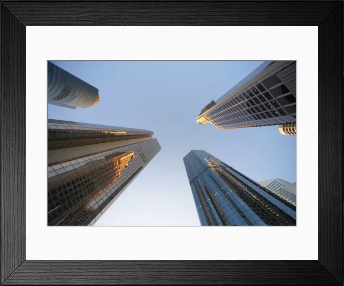 Framed Print : Highrise Buildings in Brisbane Framed Print : Highrise Buildings in Brisbane