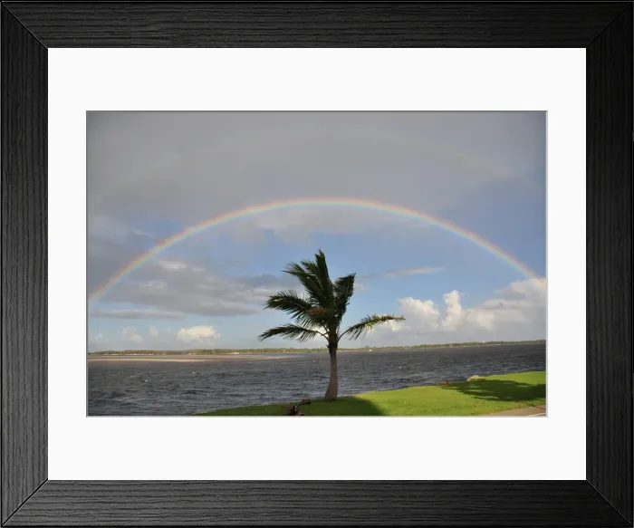 Framed Print : Double rainbow Framed Print : Double rainbow