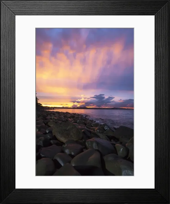 Framed Print : Sunset Noosa Heads, Queensland, Australia Framed Print : Sunset Noosa Heads, Queensland, Australia
