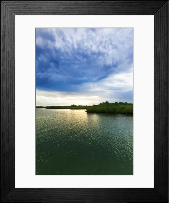 Framed Print : Noosa River, Noosa Heads, Queensland, Australia