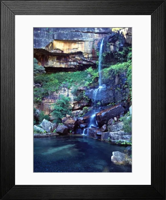 Framed Print : Waterfall. View of waterfall in Blackdown Tableland National Park, Central Queensland Framed Print : Waterfall. View of waterfall in Blackdown Tableland National Park, Central Queensland
