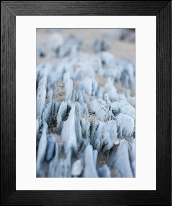 Framed Print : Rock Knives