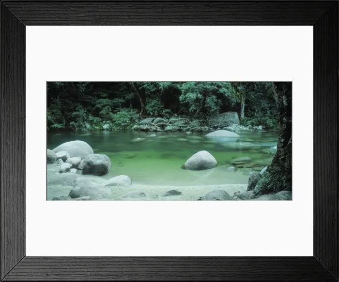Framed Print : Mossman Gorge, Daintree National Park, Queensland, Australia Framed Print : Mossman Gorge, Daintree National Park, Queensland, Australia