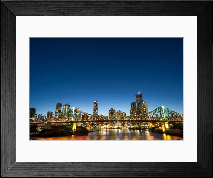 Framed Print : Brisbane City Framed Print : Brisbane City