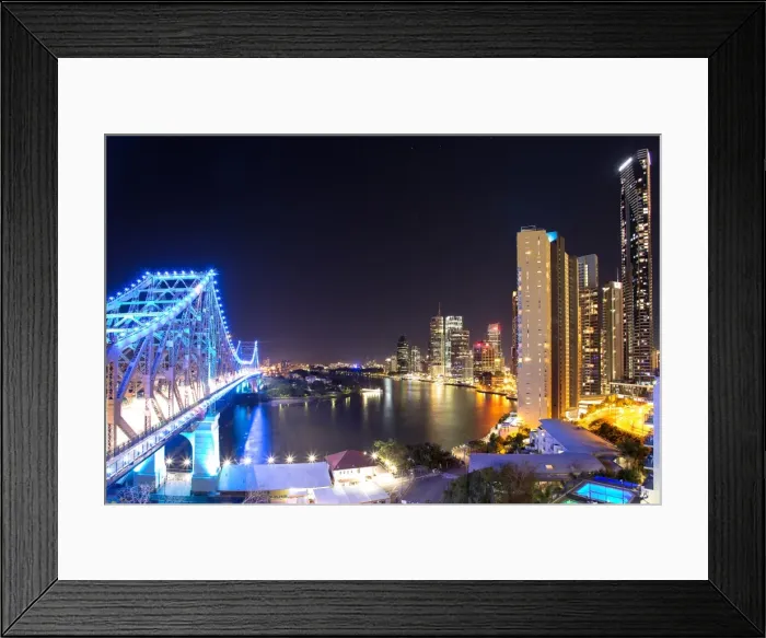 Framed Print : Brisbane
