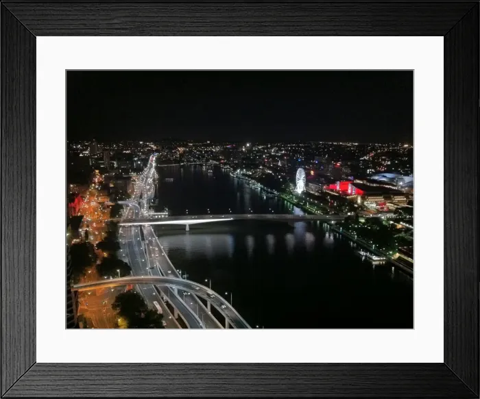 Framed Print : Bright Lights, Big City