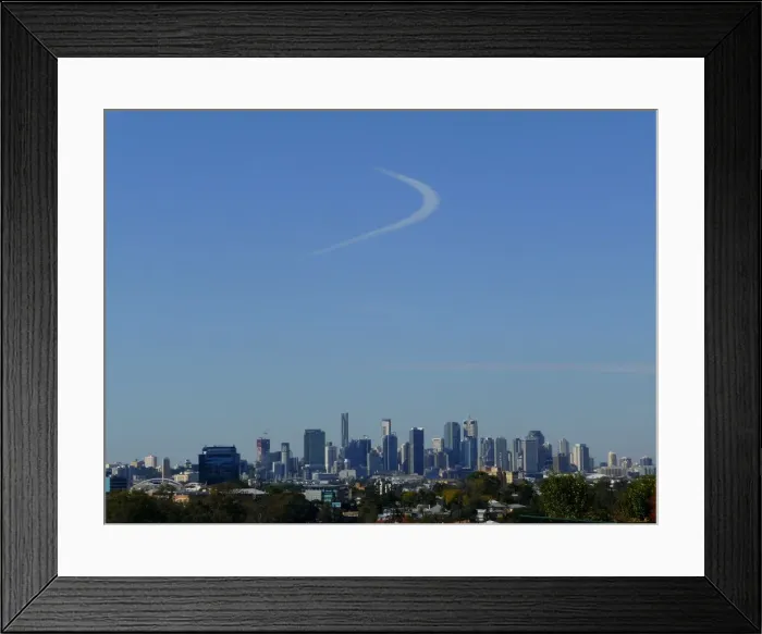 Framed Print : Brisbane skyline