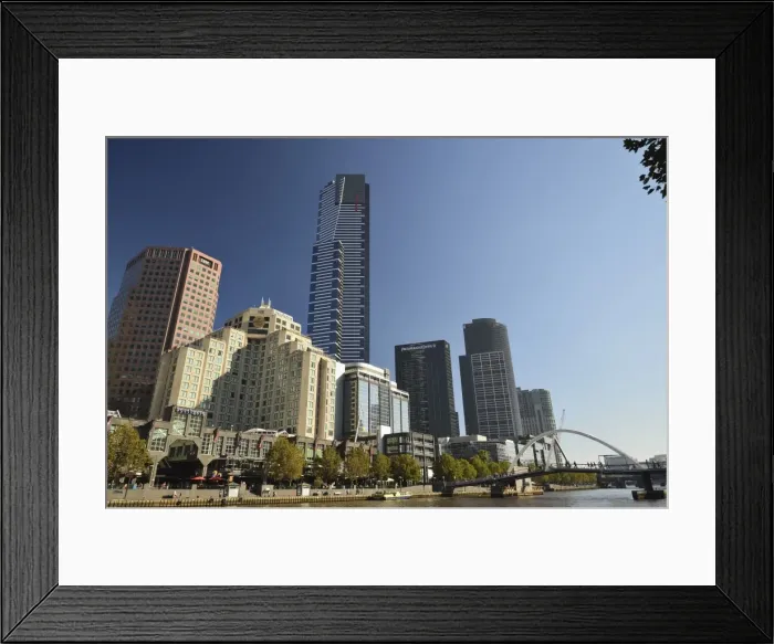 Framed Print : Melbourne Central Business District and Yarra River Framed Print : Melbourne Central Business District and Yarra River