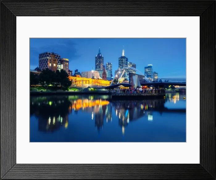 Framed Print : Reflections of Melbourne Framed Print : Reflections of Melbourne