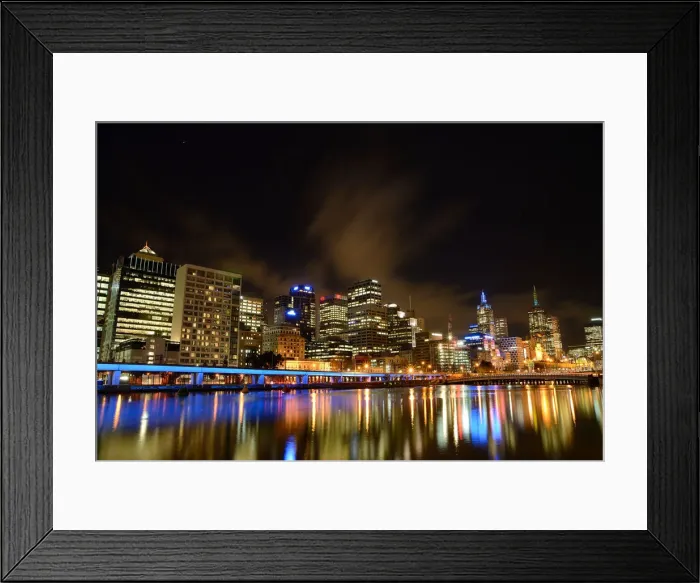 Framed Print : Reflection on Yarra River Framed Print : Reflection on Yarra River