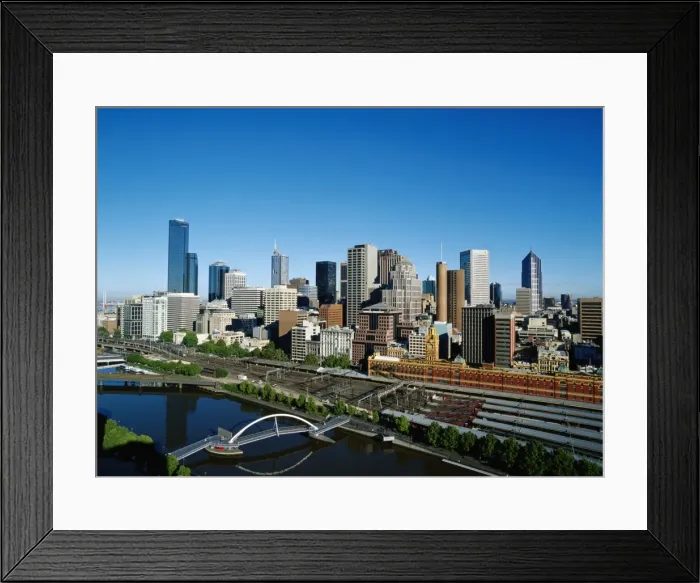 Framed Print : Melbourne Skyline