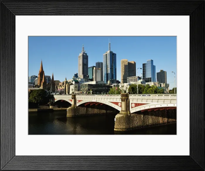 Framed Print : Melbourne Central Business District