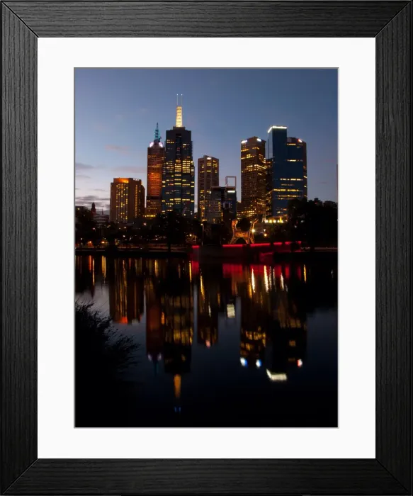 Framed Print : Bright Lights, Big City