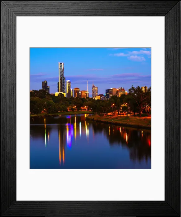 Framed Print : Melbourne city (Yarra river) (1 of 1)