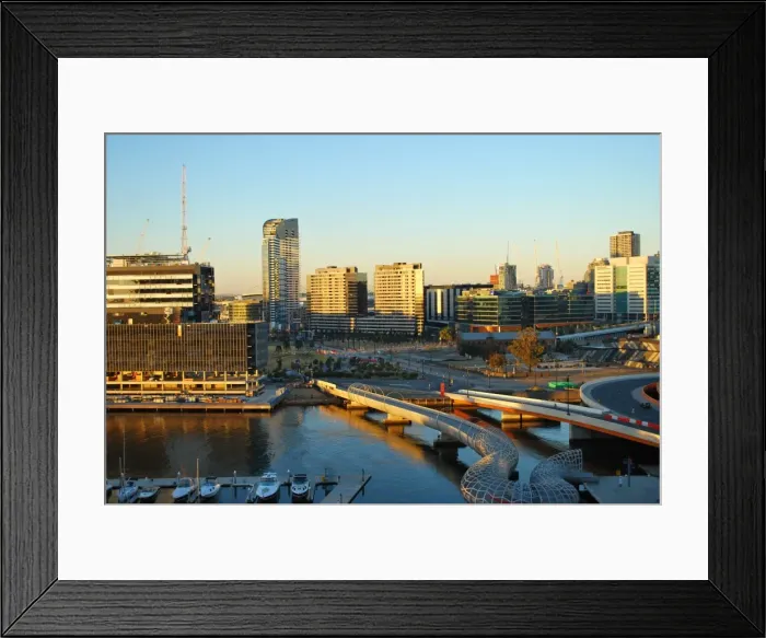 Framed Print : Melbourne Docklands Framed Print : Melbourne Docklands