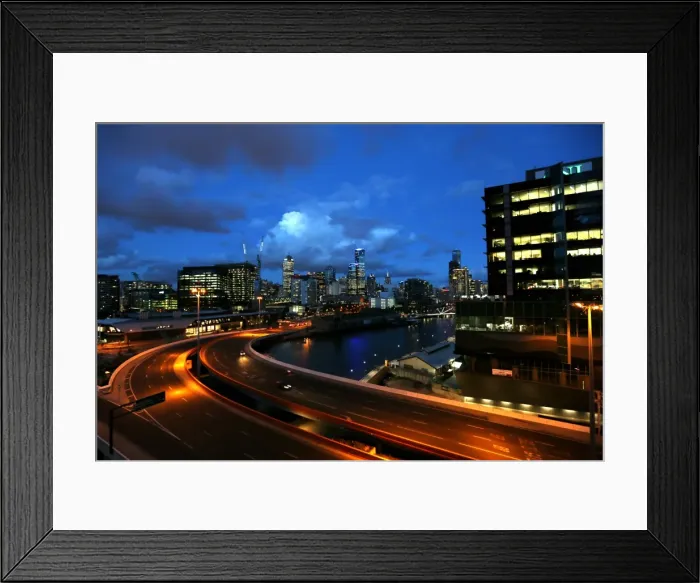 Framed Print : Wurundjeri Way Bridge over Yarra River Melbourne Framed Print : Wurundjeri Way Bridge over Yarra River Melbourne