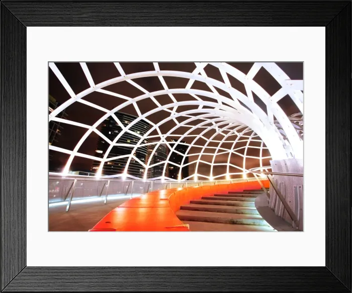Framed Print : Webb bridge, Melbourne