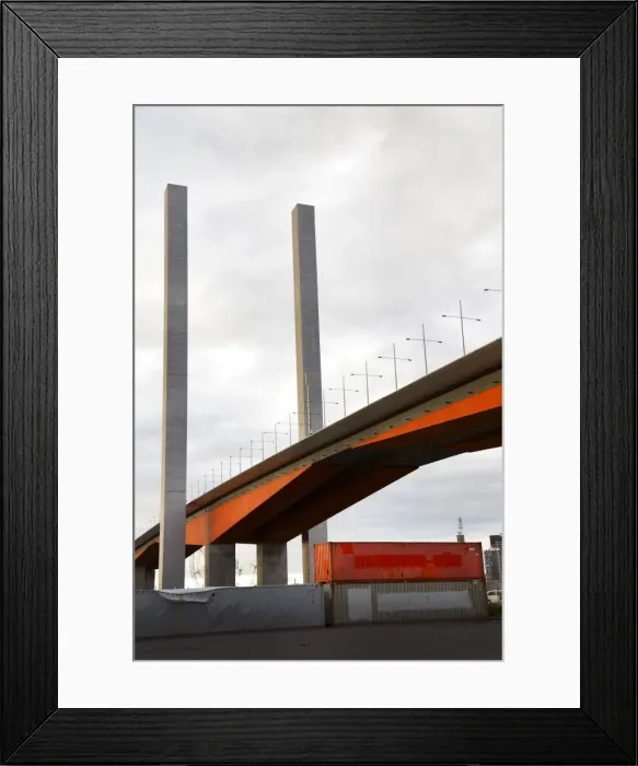 Framed Print : Bolte bridge over Yarra river, Melbourne Framed Print : Bolte bridge over Yarra river, Melbourne