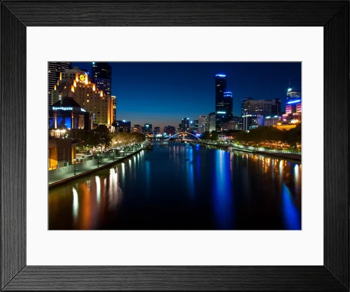 Framed Print : Yarra River, Melbourne, Australia Framed Print : Yarra River, Melbourne, Australia