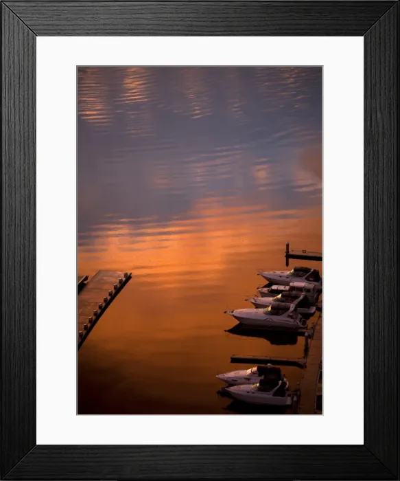 Framed Print : Boats moored Yarras Edge Framed Print : Boats moored Yarras Edge